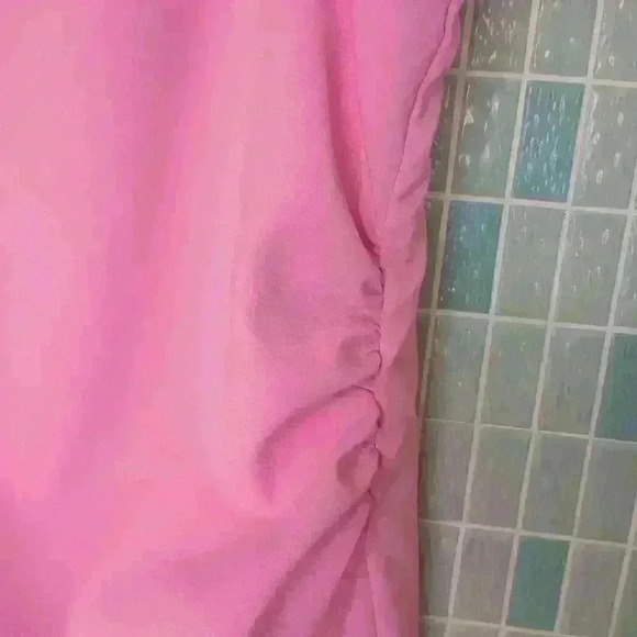 Zara Plus Size Short Strap Dress with Built in Shorts Barbie Pink - Picture 5 of 15